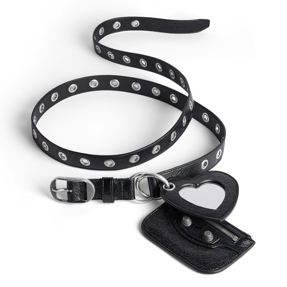 Balenciaga Le Cagole Charm Leather Belt • Brand New • Size 90 (FR